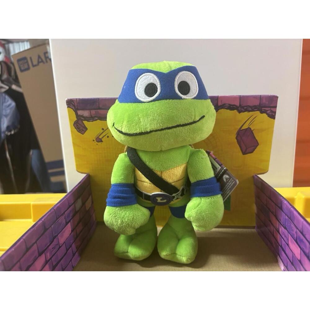 TMNT Teenage Mutant Ninja Turtles Leonardo Plush Mutant Mayhem 8"2023 Brand New